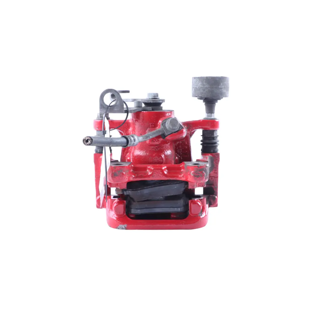 VW Polo Mk6 Brake Caliper Braking Unit Housing Rear Right O/S Red - SKU 2Q0615424B - Part number 2Q0615424B
