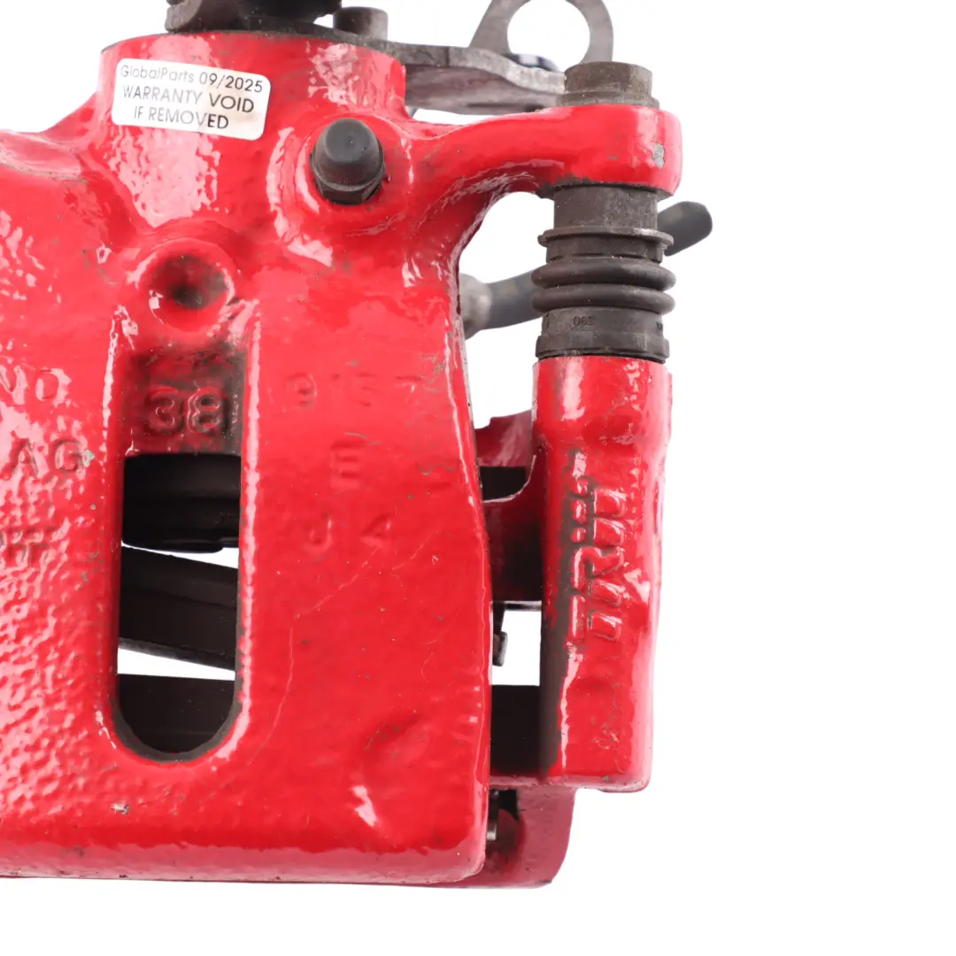 Mk6 Brake Caliper Braking Unit Housing Rear Right O/S Red to VW Polo with Part number 2Q0615424B VW Polo Mk6 Brake Caliper Braking Unit Housing Rear Right O/S Red - SKU 2Q0615424B - Part number 2Q0615424B