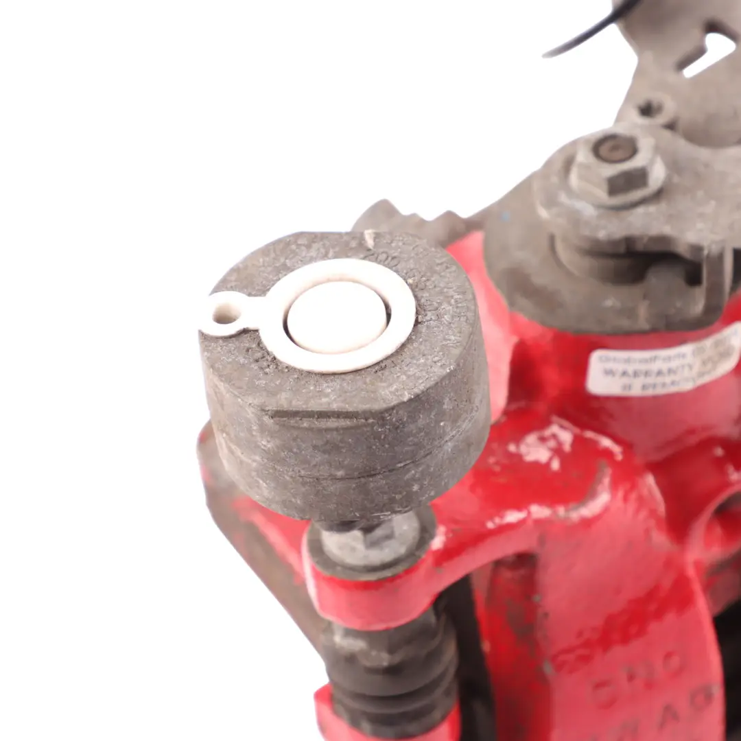 VW Polo Mk6 Brake Caliper Braking Unit Housing Rear Right O/S Red - SKU 2Q0615424B - Part number 2Q0615424B
