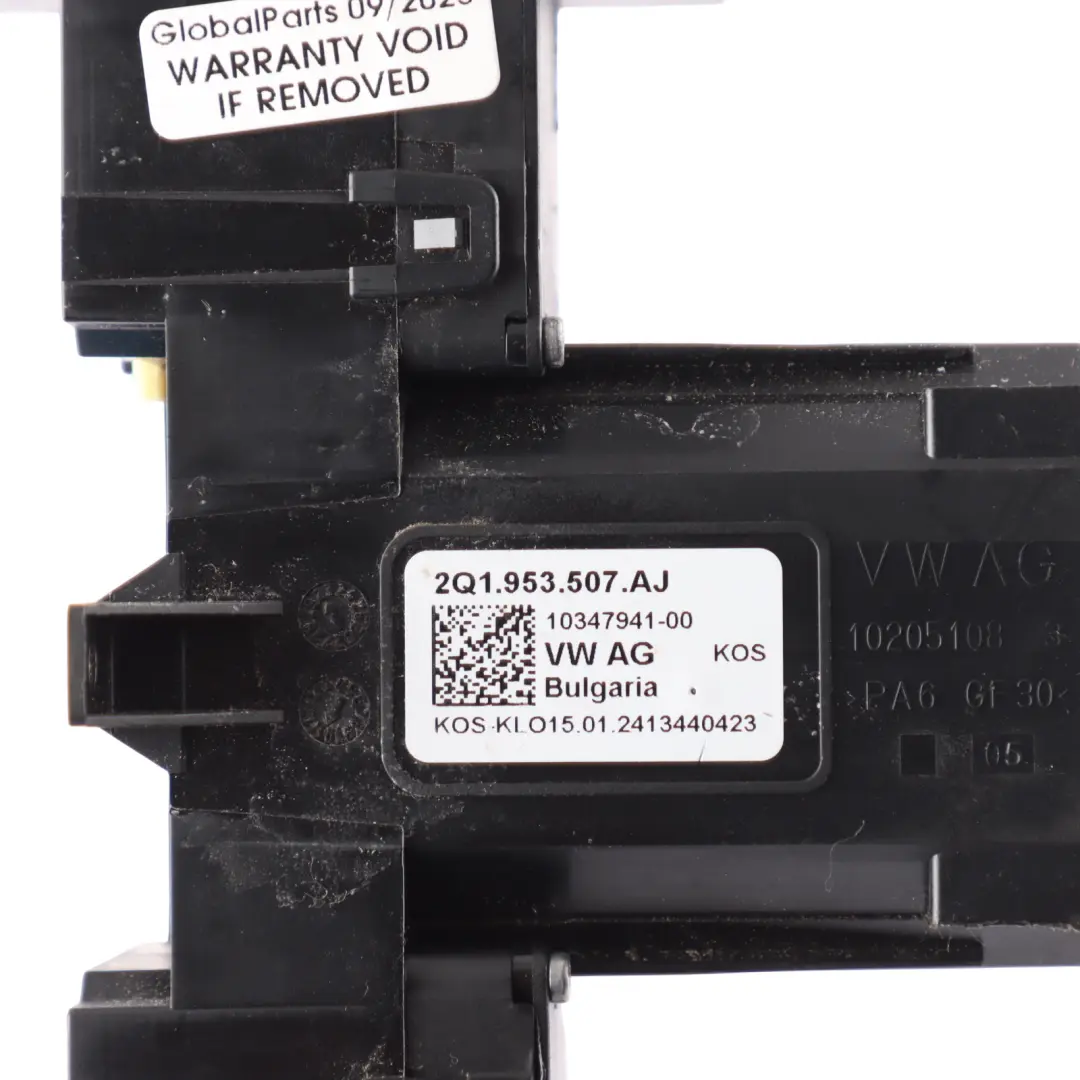 Mk6 Combination Switch Stalk Squib Wiper 2Q1953507AJ to Volkswagen Polo VI with Part number 2Q0953513R Volkswagen Polo VI Mk6 Combination Switch Stalk Squib Wiper 2Q1953507AJ - SKU 2Q0953513R - Part number 2Q0953513R