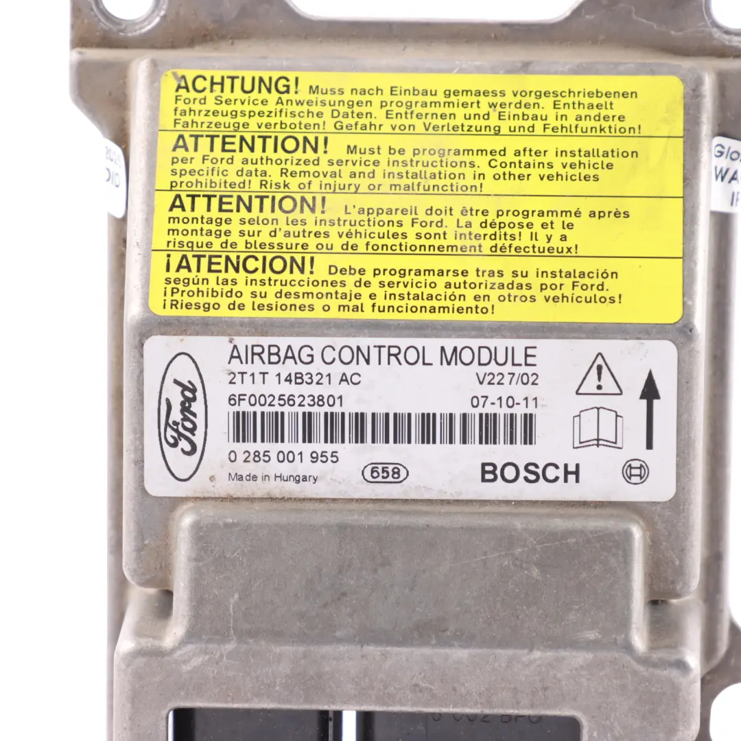Ford Transit Connect Air Module Control Unit ECU - SKU 2T1T-14B321-AC - Part number 2T1T-14B321-AC