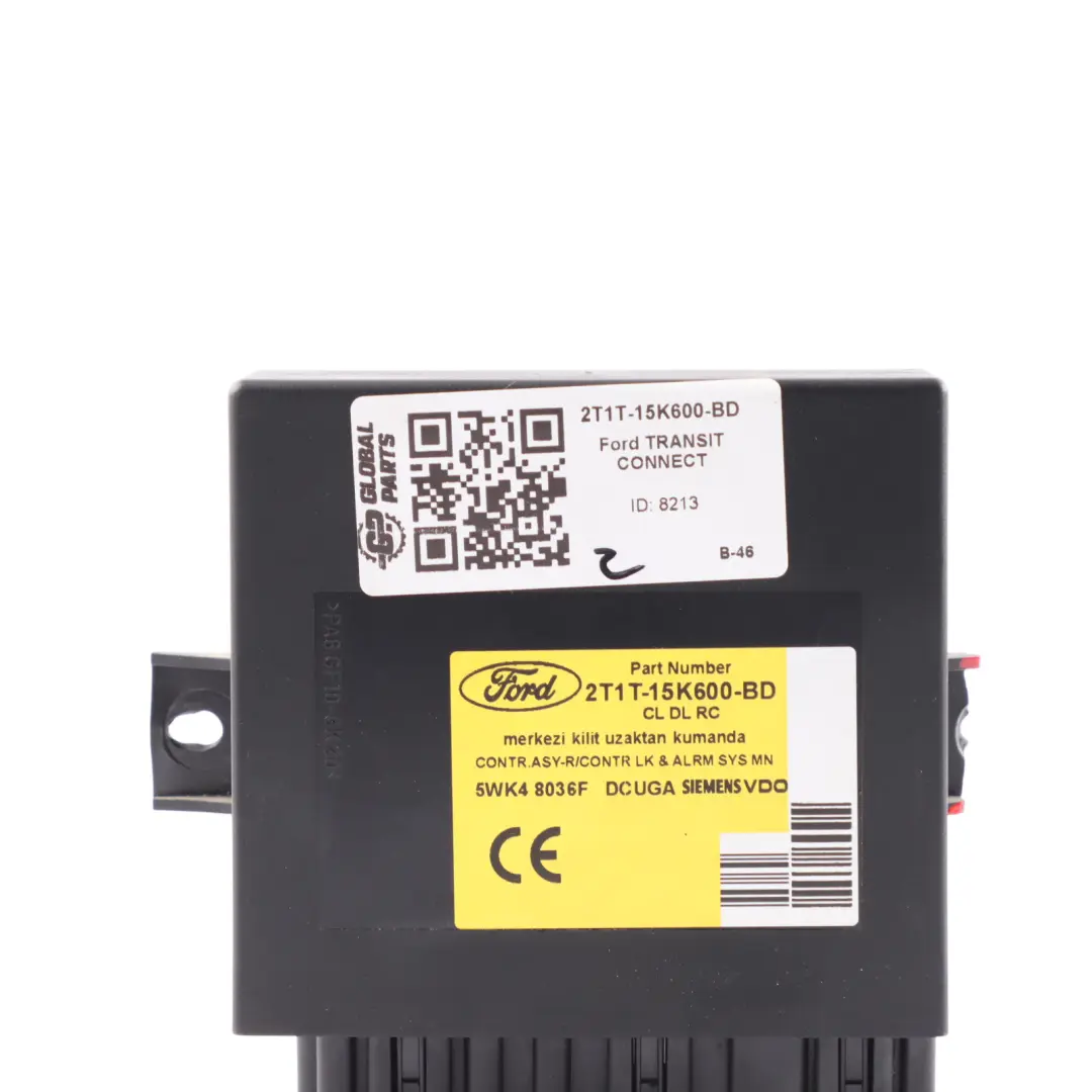Ford Transit Connect Module D'alarme L'unité Commande ECU - SKU 2T1T-15K600-BD - Numéro de pièce 2T1T-15K600-BD
