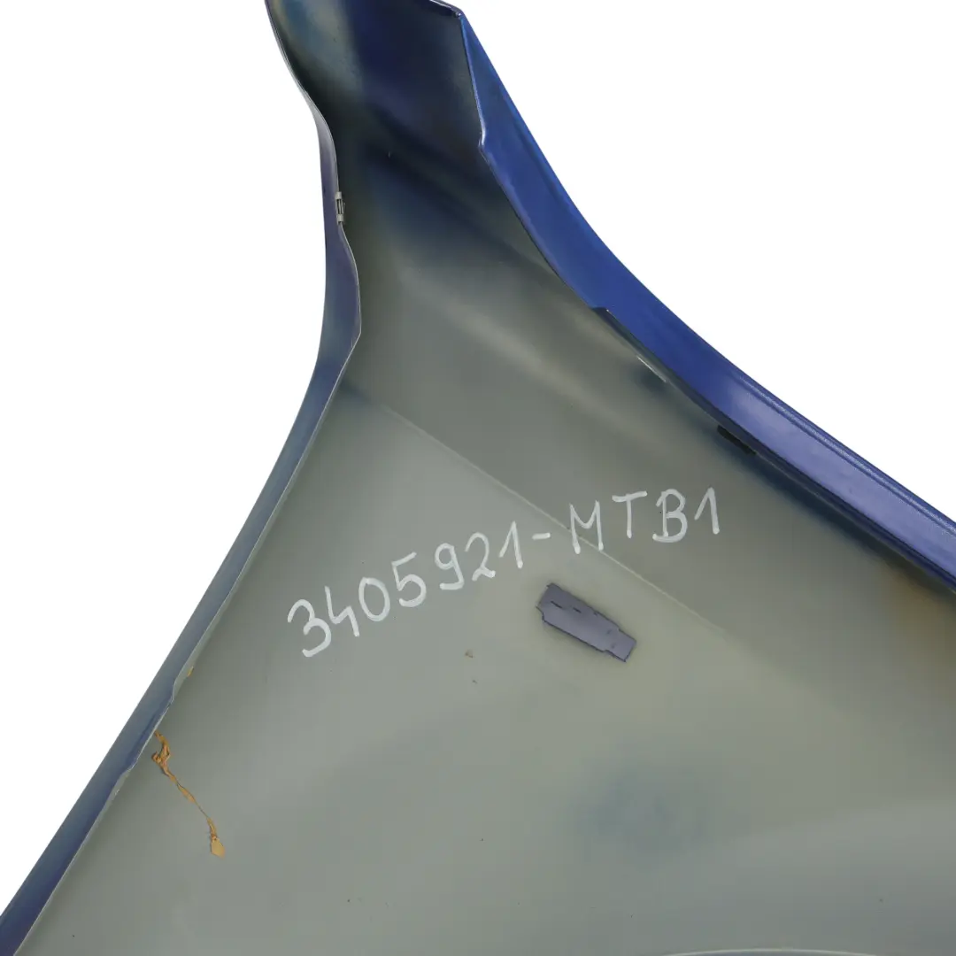 Seitenverkleidung vorne links Kotflügel Montegoblau Blau - A51 für BMW X3 E83 mit Teilenummer 3405921 BMW X3 E83 Seitenverkleidung vorne links Kotflügel Montegoblau Blau - A51 - SKU 3405921-MTB1 - Teilenummer 3405921