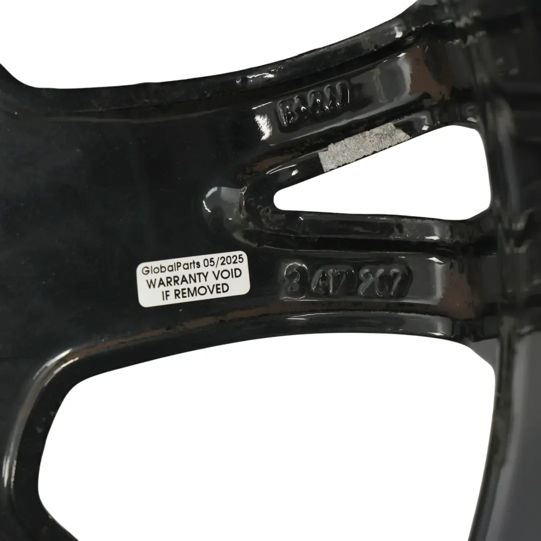 BMW X3 E83 Roue Avant Noire En Alliage À Rayons En Y 191 19" 8,5J ET:46 - SKU 3417267-5 - Numéro de pièce 3417267