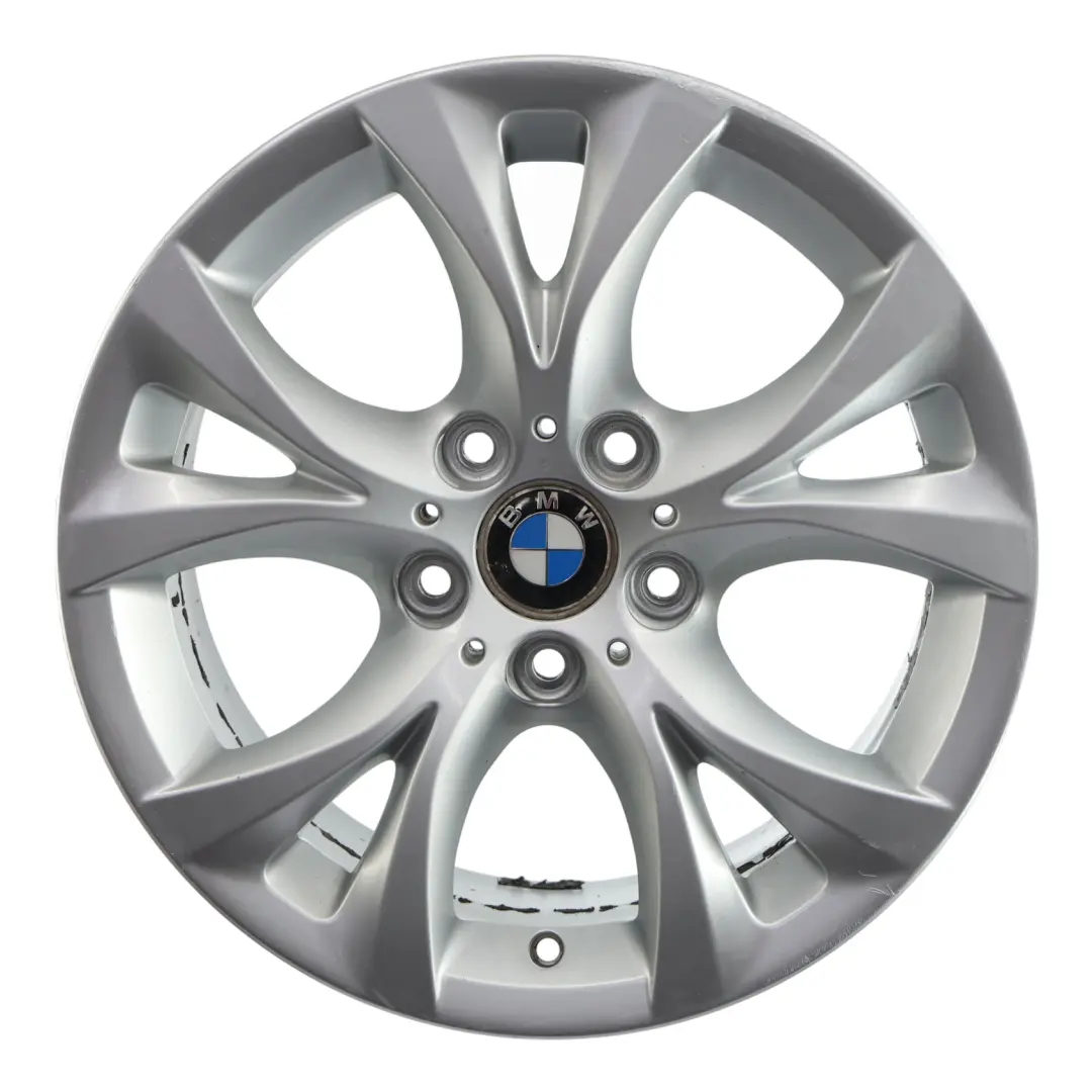 Silberne Leichtmetall felge 17" V-Speiche 279 8J ET:46 für BMW X3 E83 mit Teilenummer 3451879 BMW X3 E83 Silberne Leichtmetall felge 17" V-Speiche 279 8J ET:46 - SKU 3451879-2 - Teilenummer 3451879