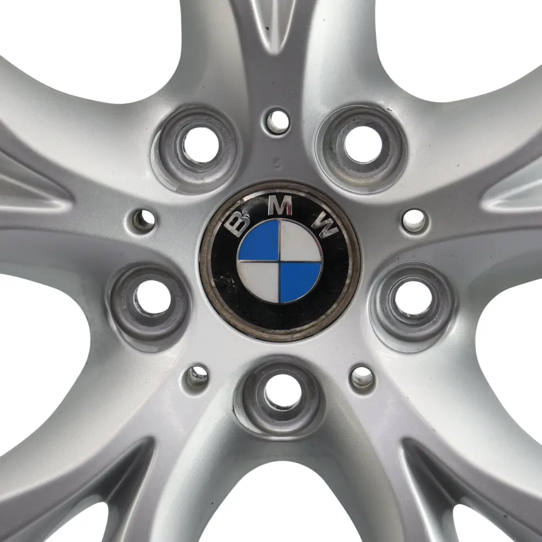 Alloy Wheel Rim 17" V-spoke 279 8J ET:46 to BMW X3 E83 Silver with Part number 3451879 BMW X3 E83 Silver Alloy Wheel Rim 17" V-spoke 279 8J ET:46 - SKU 3451879-2 - Part number 3451879