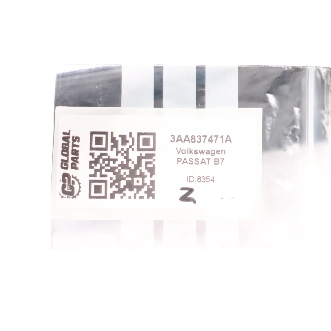 Front Door Window Seal Gasket Inner Left N/S to Volkswagen Passat B7 with Part number 3AA837471A Volkswagen Passat B7 Front Door Window Seal Gasket Inner Left N/S - SKU 3AA837471A - Part number 3AA837471A