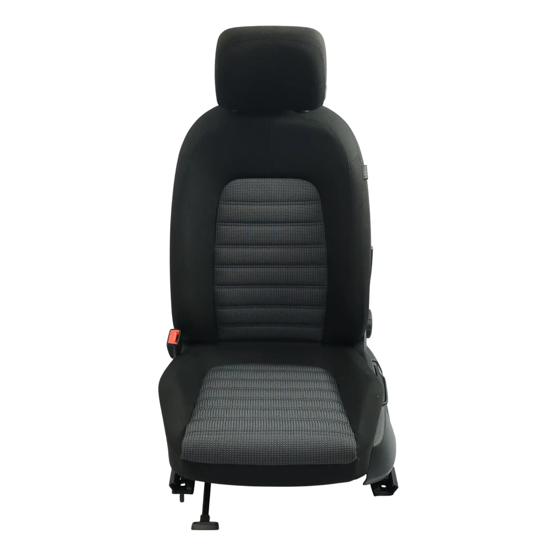 Volkswagen Passat B7 Siège Avant Chauffant Intérieur En Tissu Noir Gauche
