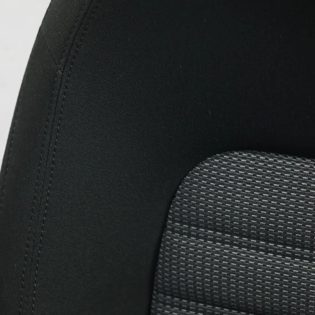 Volkswagen Passat B7 Front Seat Heated Interior Cloth Fabric Black Left N/S - SKU 3AA881805ET-1 - Part number 3AA881805ET