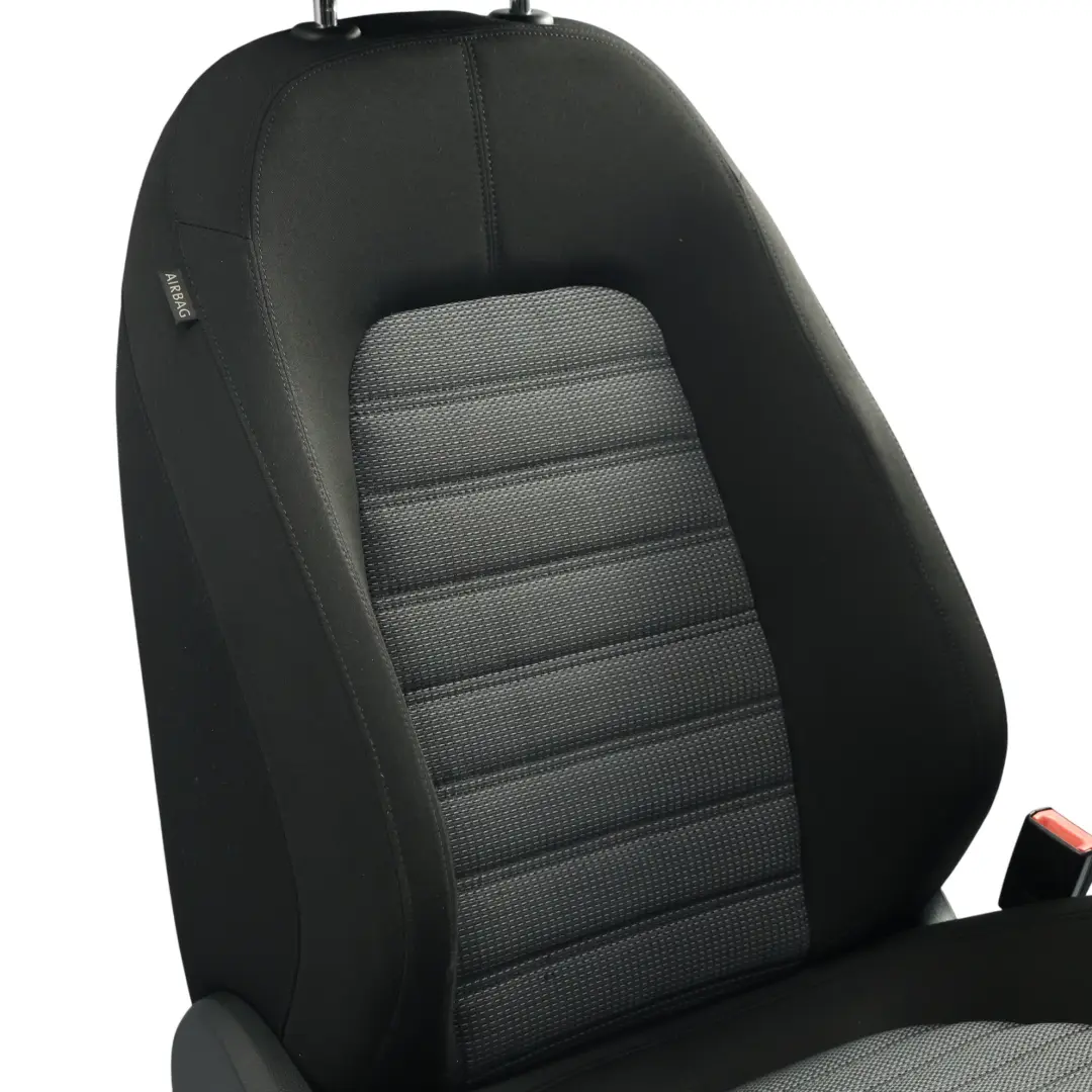 Volkswagen Passat B7 Asiento Delantero Calefactable Eléctrico Tela Negro Derecho - SKU 3AA881806FA-1 - Número de pieza 3AA881806FA