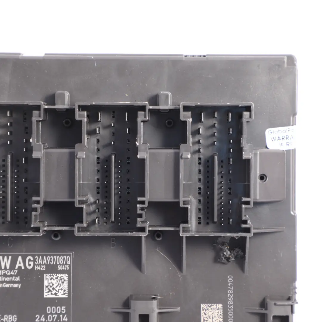 Volkswagen VW Passat B7 Module BCM Body Control Unit Module ECU - SKU 3AA937087Q - Part number 3AA937087Q