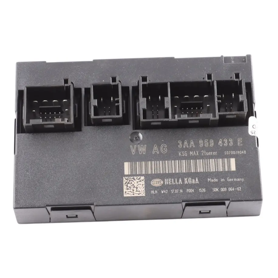 Convenience Body Control Module Unit ECU to VW Volkswagen Passat B7 with Part number 3AA959433E VW Volkswagen Passat B7 Convenience Body Control Module Unit ECU - SKU 3AA959433E - Part number 3AA959433E