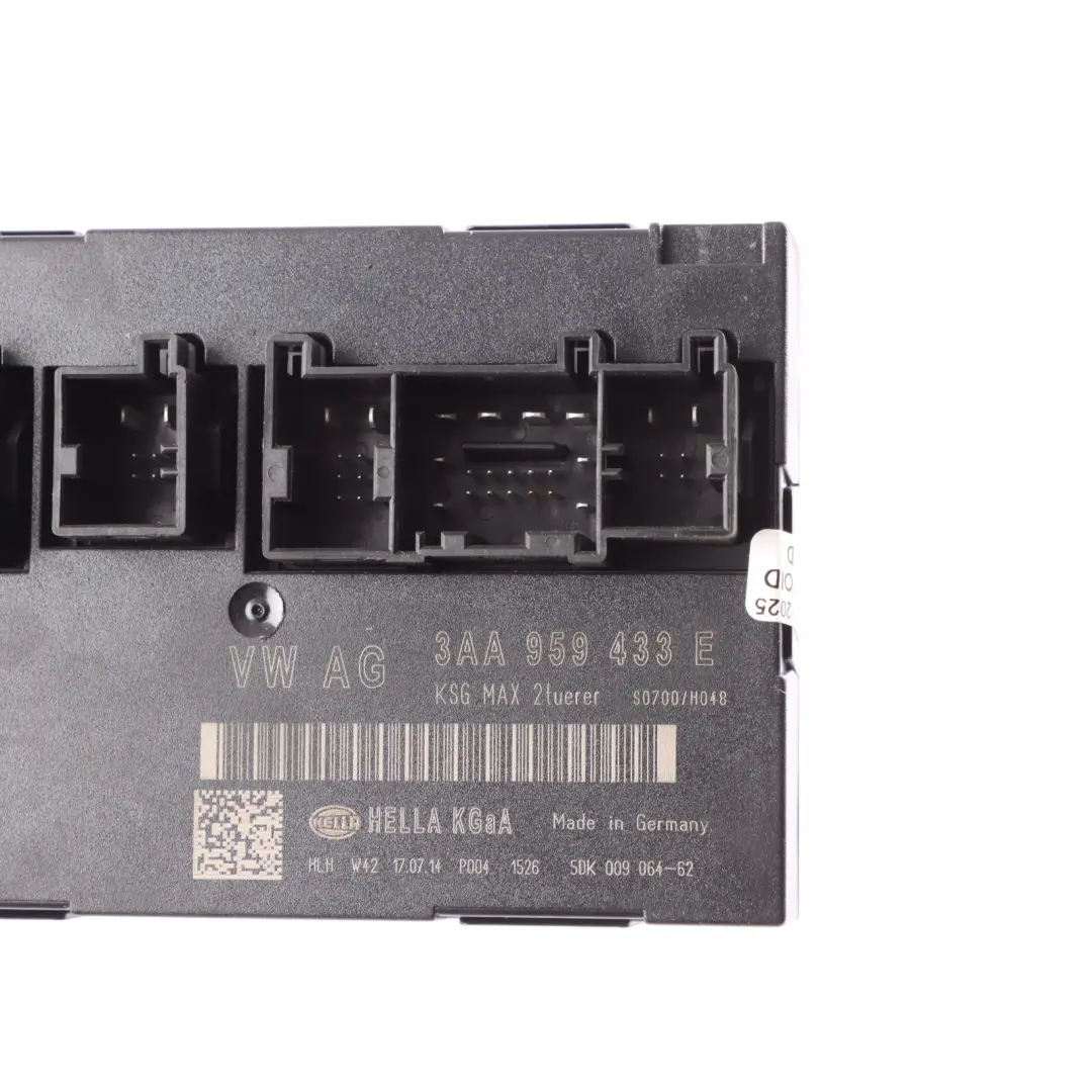 Volkswagen Passat B7 Módulo Unidad Control Carrocería Confort ECU - SKU 3AA959433E - Número de pieza 3AA959433E