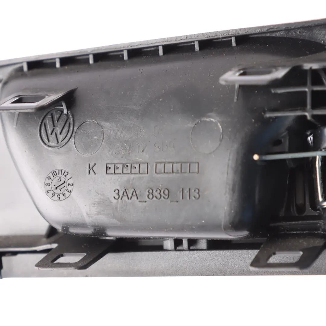 Front Door Panel Trim Handle Iridium Left N/S 3AA839113 to Volkswagen Passat B7 with Part number 3AC867409 Volkswagen Passat B7 Front Door Panel Trim Handle Iridium Left N/S 3AA839113 - SKU 3AC867409 - Part number 3AC867409