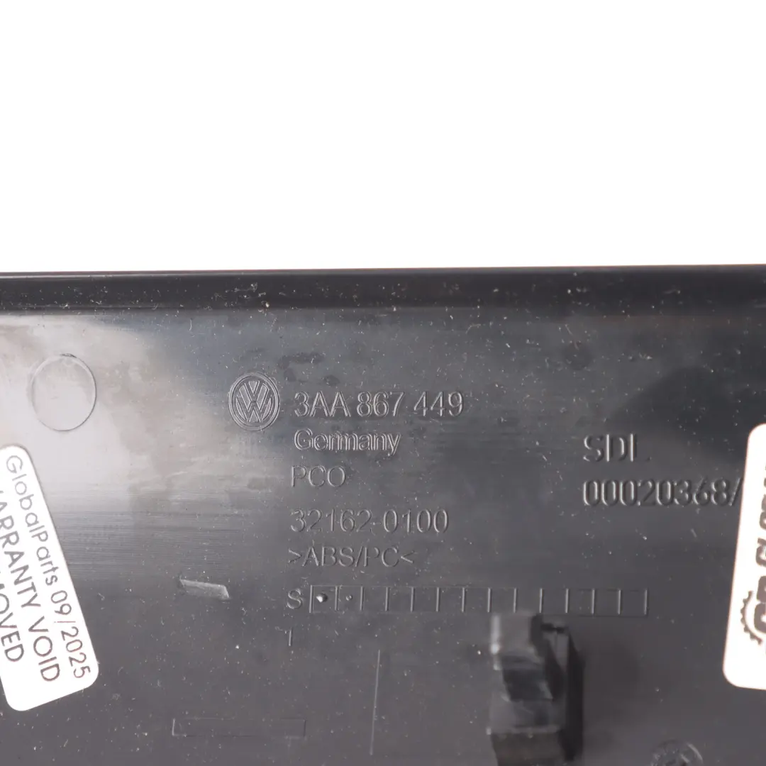 Front Door Panel Trim Handle Iridium Left N/S 3AA839113 to Volkswagen Passat B7 with Part number 3AC867409 Volkswagen Passat B7 Front Door Panel Trim Handle Iridium Left N/S 3AA839113 - SKU 3AC867409 - Part number 3AC867409