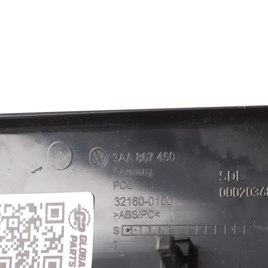 Front Door Panel Trim Handle Iridium Right O/S 3AA839114 to Volkswagen Passat B7 with Part number 3AC867410 Volkswagen Passat B7 Front Door Panel Trim Handle Iridium Right O/S 3AA839114 - SKU 3AC867410 - Part number 3AC867410