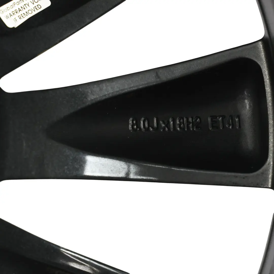 Volkswagen Scirocco Mk3 Schwarz Alufelge 18" 8J ET:41 - SKU 3C8601025D-1 - Teilenummer 3C8601025D