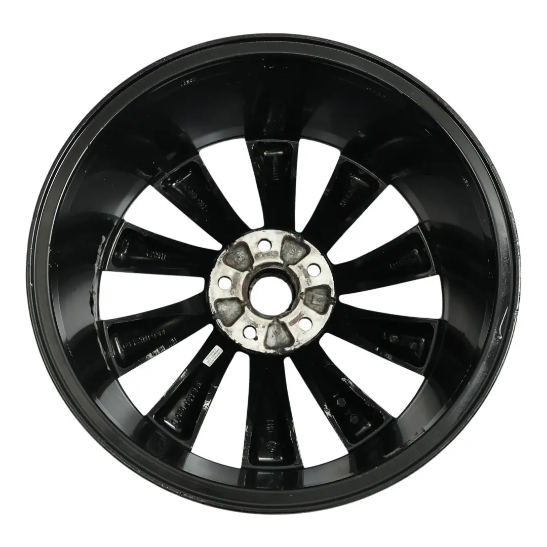 Volkswagen Scirocco Mk3 Jante Alliage Noire 18" 8J ET:41 - SKU 3C8601025D-2 - Numéro de pièce 3C8601025D