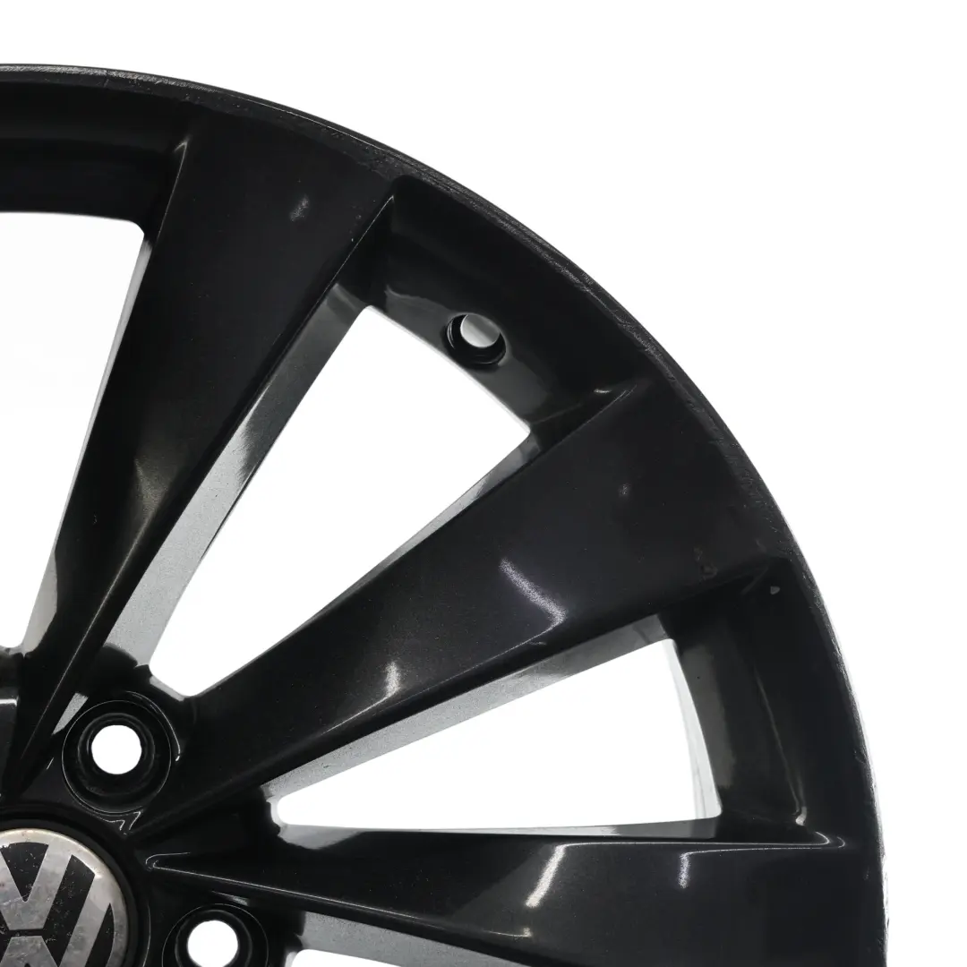 Volkswagen Scirocco Mk3 Czarna Felga Aluminiowa 18" 8J ET:41 - SKU 3C8601025D-2 - Numer Części 3C8601025D
