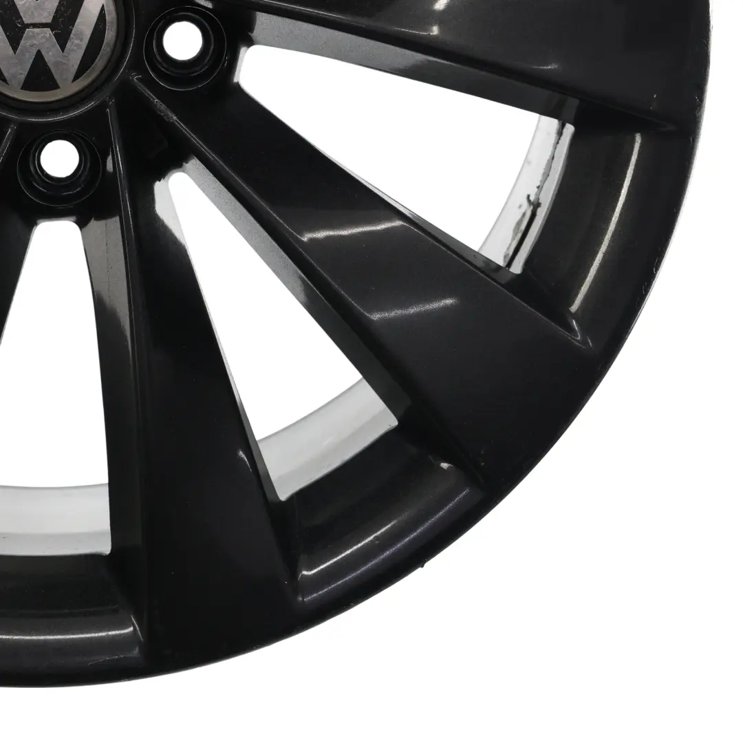 Volkswagen Scirocco Mk3 Black Wheel Alloy Rim 18" 8J ET:41 - SKU 3C8601025D-2 - Part number 3C8601025D