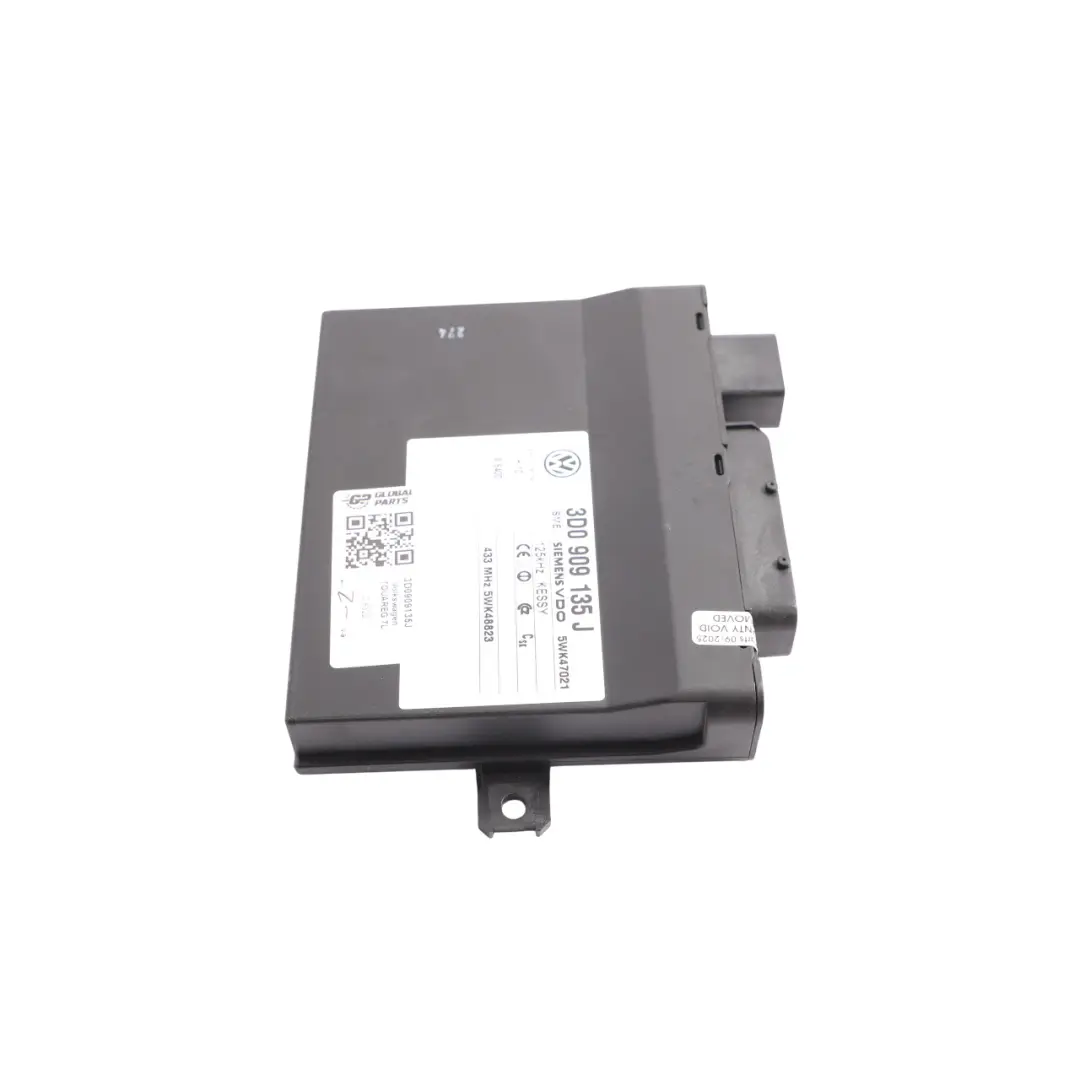 Volkswagen Touareg 7L Keyless Entry Modul Steuergerät ECU - SKU 3D0909135J - Teilenummer 3D0909135J