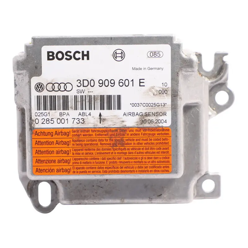 VW Volkswagen Touareg 7L Modulo Aria Unità Di Controllo ECU SRS - SKU 3D0909601E - Numero di parte 3D0909601E