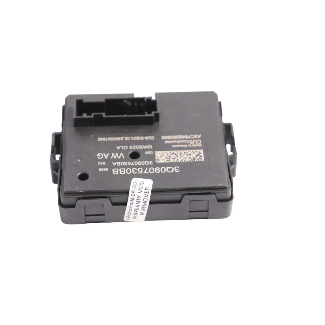 VW Polo Mk6 Audi Q2 GA Central Gateway Control Unit Module Relay ECU - SKU 3Q0907530BB - Part number 3Q0907530BB