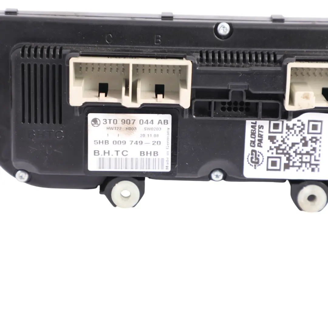 Mk2 1Z Climate Control A/C Switch Panel Control Unit to Skoda Octavia with Part number 3T907044AB Skoda Octavia Mk2 1Z Climate Control A/C Switch Panel Control Unit - SKU 3T0907044AB - Part number 3T907044AB