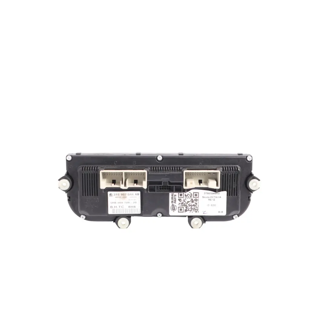 Mk2 1Z Climate Control A/C Switch Panel Control Unit to Skoda Octavia with Part number 3T907044AB Skoda Octavia Mk2 1Z Climate Control A/C Switch Panel Control Unit - SKU 3T0907044AB - Part number 3T907044AB