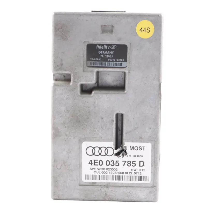 Audi A4 B8 A5 8T MMI Multimedia Interface Control Unit Module 4E0035785D