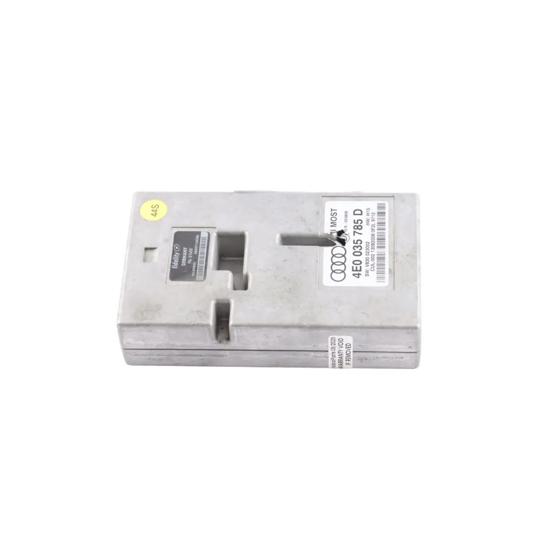 MMI Unidad De Control De Interfaz Multimedia Módulo para Audi A4 B8 A5 8T con número de pieza 4E0035785D Audi A4 B8 A5 8T MMI Unidad De Control De Interfaz Multimedia Módulo - SKU 4E0035785D - Número de pieza 4E0035785D