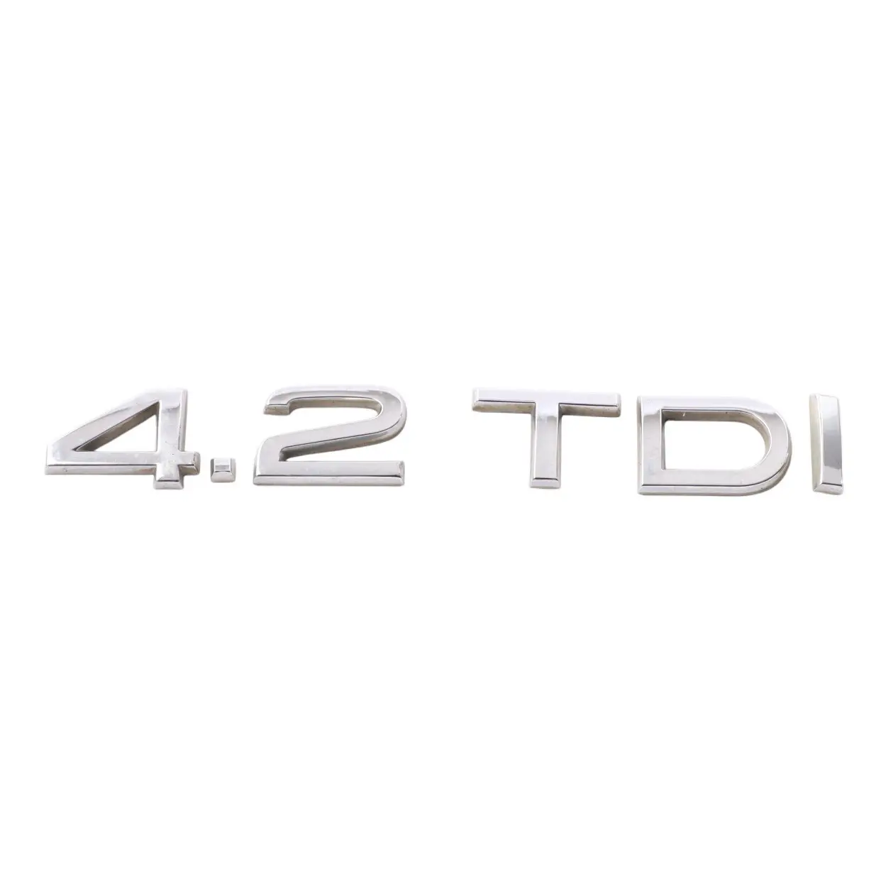 Audi Q7 4L Rear Boot Tailgate Emblem 4.2 TDI Lettering Badge Chrom 4E0853743S