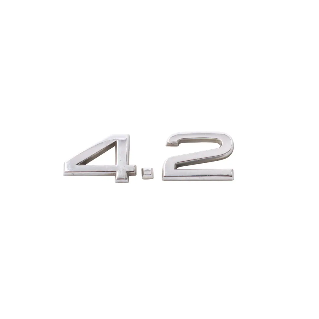 Audi Q7 4L Emblemat Klapy Bagażnika Tylny 4.2 TDI Chrom - SKU 4E0853743S-1 - Numer Części 4E0853743S