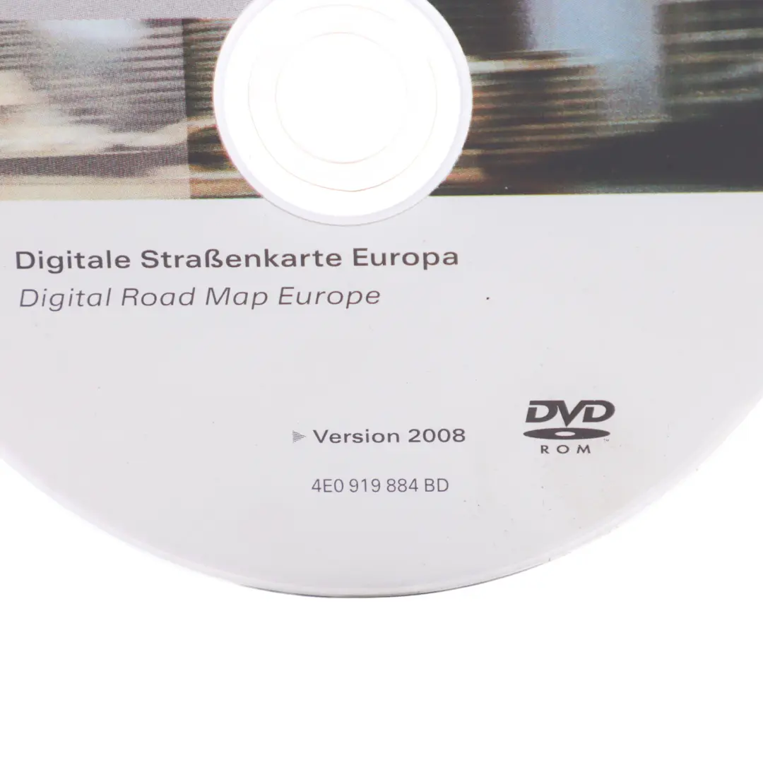 Audi Q7 4L A8 D3 Navigation Disc DVD Europe Version 2008 - SKU 4E0919884BD - Part number 4E0919884BD