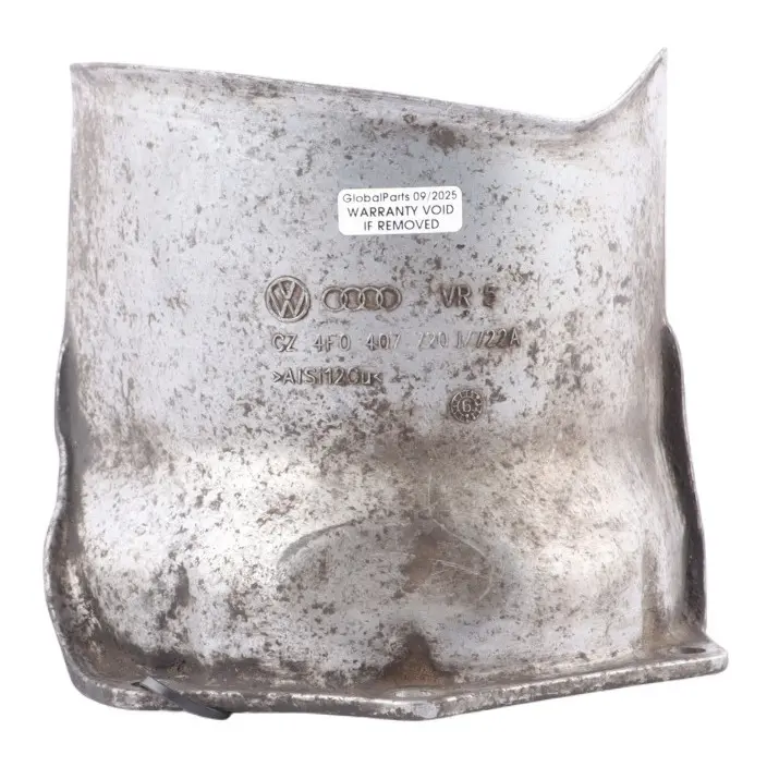 Audi A6 C6 Cubierta Protector Térmico Cardán Delantero Derecho 4F0407720J