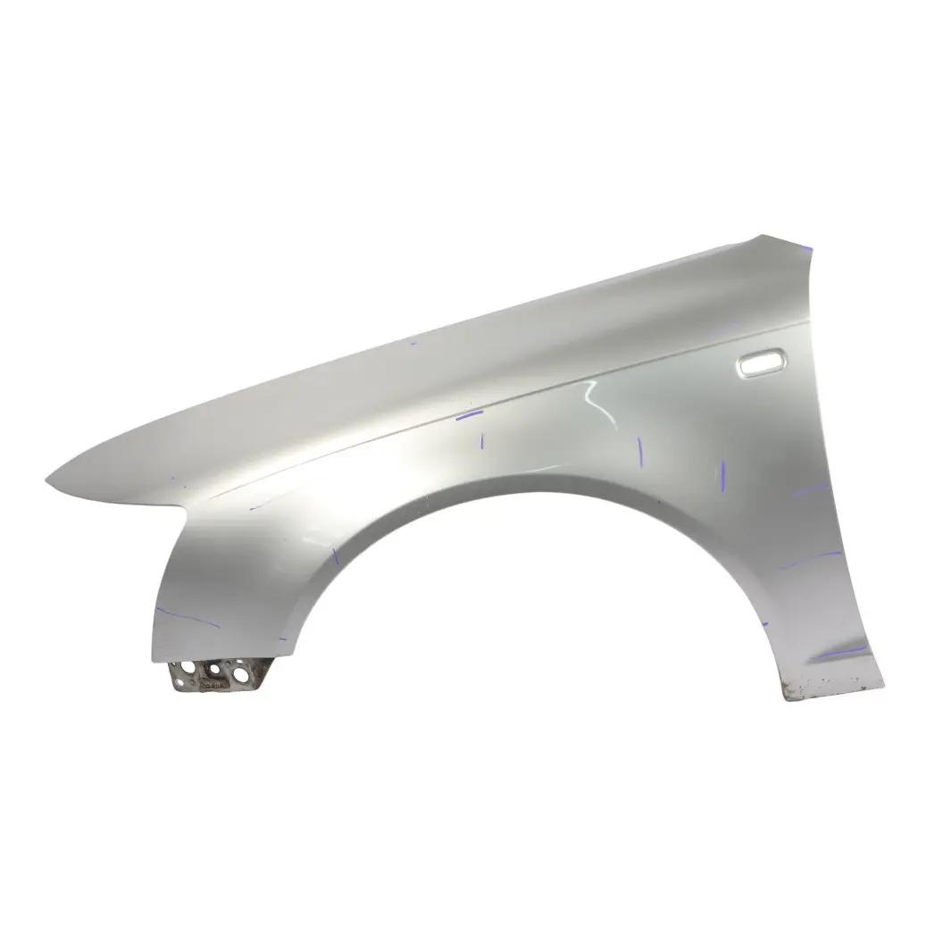 Audi A6 C6 Side Panel Front Left N/S Wing Fender Light Silver Metallic - Y7W