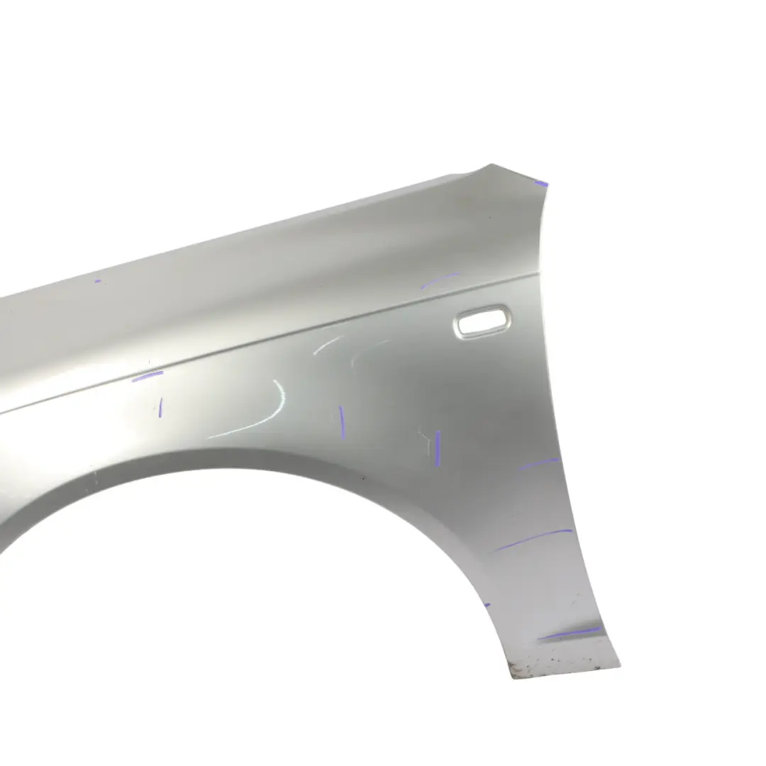 Side Panel Front Left N/S Wing Fender Light Silver Metallic - Y7W to Audi A6 C6 with Part number 4F0821103A Audi A6 C6 Side Panel Front Left N/S Wing Fender Light Silver Metallic - Y7W - SKU 4F0821103A-LS - Part number 4F0821103A
