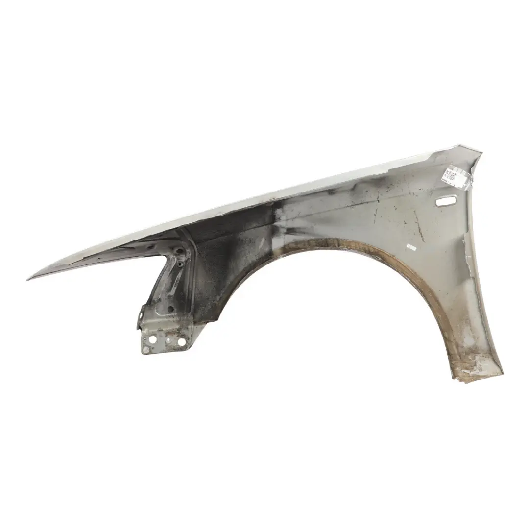 Side Panel Front Right O/S Wing Fender Light Silver Metallic - Y7W to Audi A6 C6 with Part number 4F0821104A Audi A6 C6 Side Panel Front Right O/S Wing Fender Light Silver Metallic - Y7W - SKU 4F0821104A-LS - Part number 4F0821104A