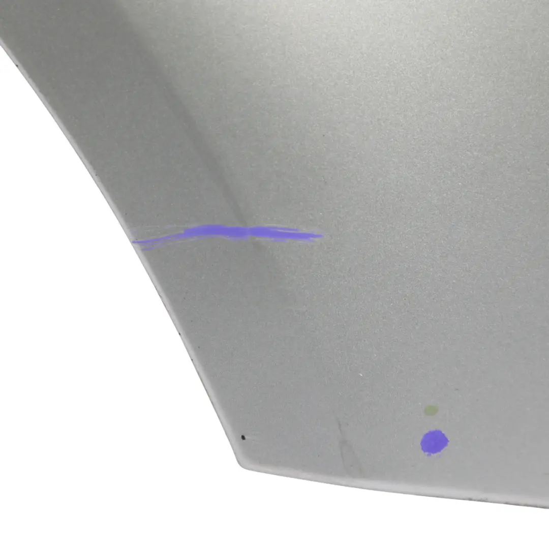 Side Panel Front Right O/S Wing Fender Light Silver Metallic - Y7W to Audi A6 C6 with Part number 4F0821104A Audi A6 C6 Side Panel Front Right O/S Wing Fender Light Silver Metallic - Y7W - SKU 4F0821104A-LS - Part number 4F0821104A