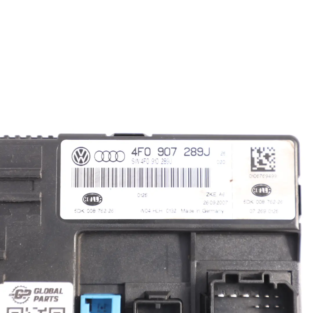 Unidad Control Confort Módulo De Carrocería 4F0907289J para Audi A6 S6 C6 con número de pieza 4F0971845A Audi A6 S6 C6 Unidad Control Confort Módulo De Carrocería 4F0907289J - SKU 4F0971845A-1 - Número de pieza 4F0971845A