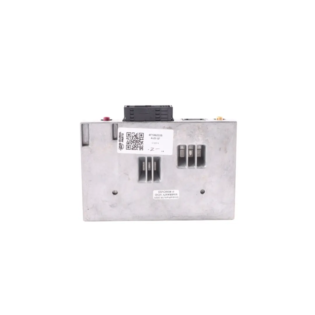 Interfaccia Bluetooth Telefono Modulo Controllo Unità ECU per Audi Q7 4L con numero di parte 4F1862335 Audi Q7 4L Interfaccia Bluetooth Telefono Modulo Controllo Unità ECU - SKU 4F1862335 - Numero di parte 4F1862335