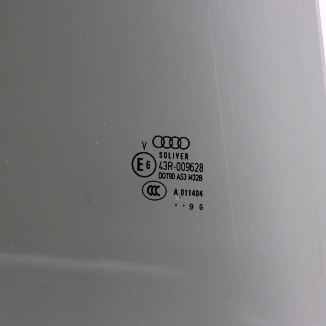 Door Window Glass Glazing Green Right O/S AS3 to Audi A6 C6 Avant Rear with Part number 4F9845206B Audi A6 C6 Avant Rear Door Window Glass Glazing Green Right O/S AS3 - SKU 4F9845206B - Part number 4F9845206B