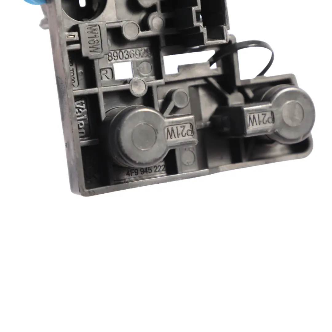 Inner Bulb Holder Socket Tail Gate Rear Right O/S to Audi A6 S6 C6 Avant with Part number 4F9945222 Audi A6 S6 C6 Avant Inner Bulb Holder Socket Tail Gate Rear Right O/S - SKU 4F9945222 - Part number 4F9945222