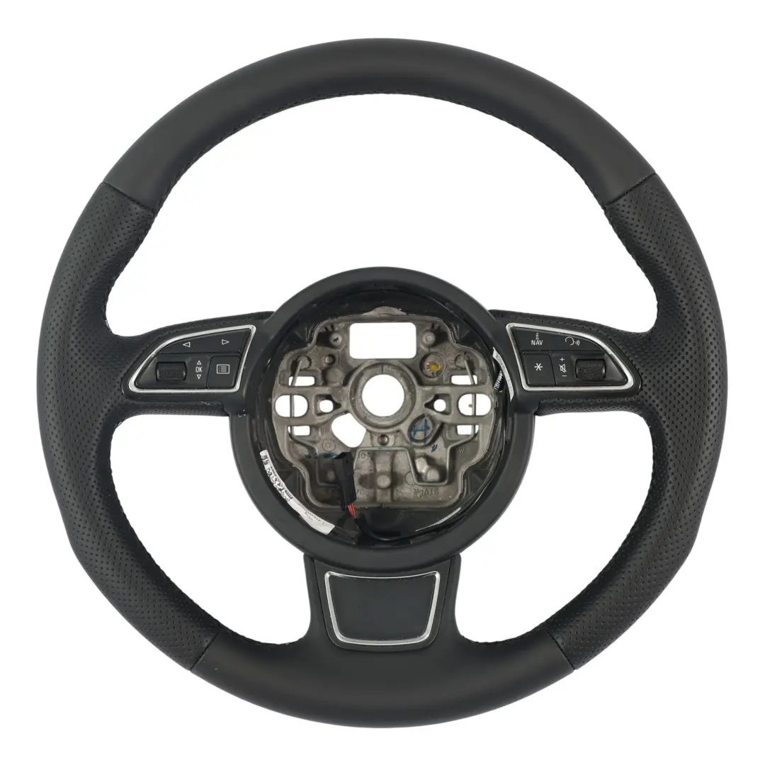 Audi A1 8X A7 4G Steering Wheel NEW Black Leather Multifunction - SKU 4G0419091F-1 - Part number 4G0419091F