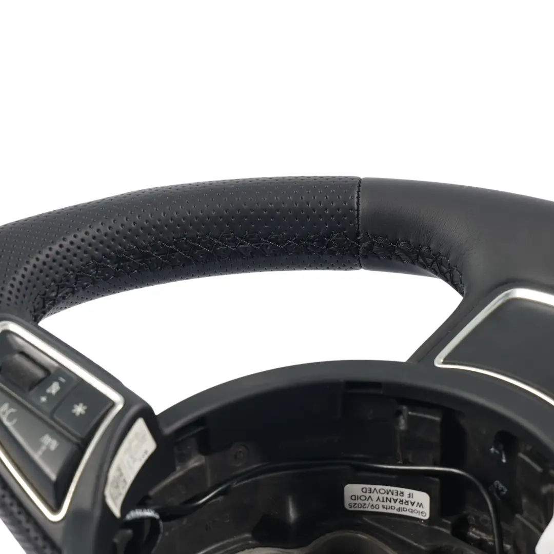Audi A1 8X A7 4G Volante NUOVO In Pelle Nera Multifunzione - SKU 4G0419091F-1 - Numero di parte 4G0419091F