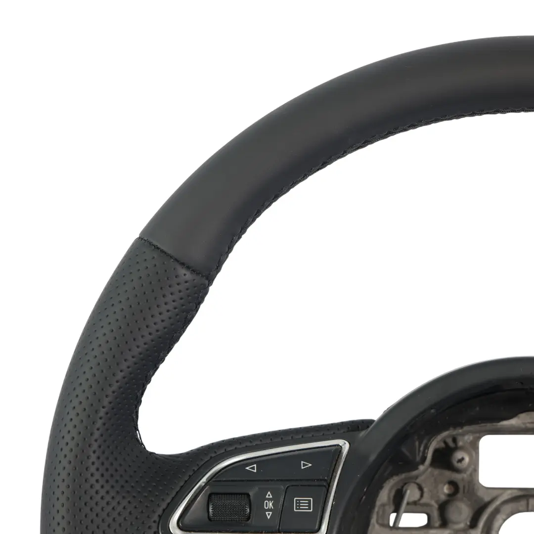 Lenkrad NEU Schwarz Leder Multifunktion für Audi A1 8X A7 4G mit Teilenummer 4G0419091F Audi A1 8X A7 4G Lenkrad NEU Schwarz Leder Multifunktion - SKU 4G0419091F-1 - Teilenummer 4G0419091F