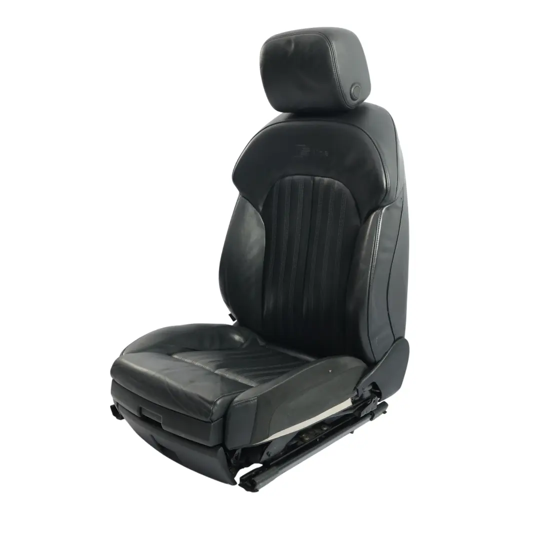 Audi A6 C7 Sport Vorder Sitz S-Line Beheizt Memory Rechts Leder Seele Schwarz - SKU 4G0881806BD-3 - Teilenummer 4G0881806BD