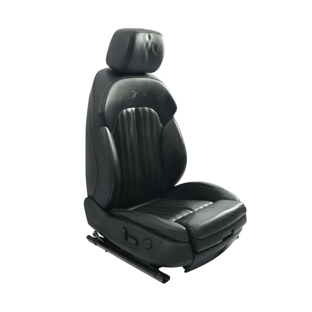Audi A6 C7 Sport Vorder Sitz S-Line Beheizt Memory Rechts Leder Seele Schwarz - SKU 4G0881806BD-3 - Teilenummer 4G0881806BD