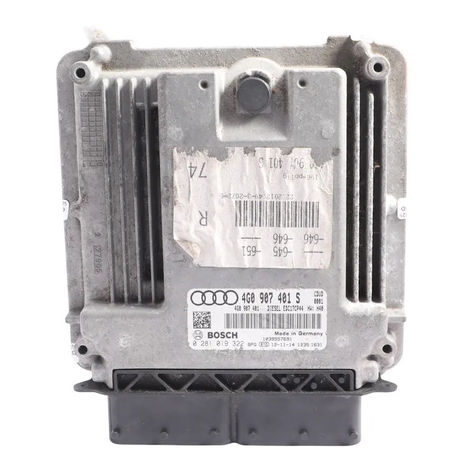 Audi A7 4G C7 3.0 TDI CDUD 245HP Quattro Engine Module ECU 4G0907401S Automatic