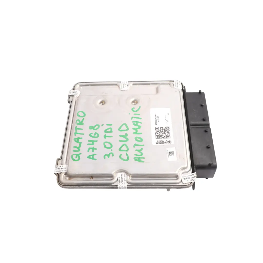 Audi A7 4G C7 3.0 TDI CDUD 245HP Quattro Engine Module ECU Automatic - SKU 4G0907401S-1 - Part number 4G0907401S